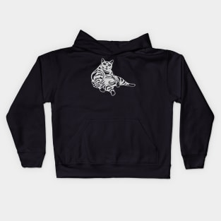 Striped Cat Kids Hoodie